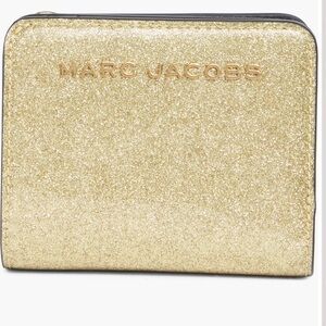 NWT Marc Jacobs Sparkling Gold Wallet
